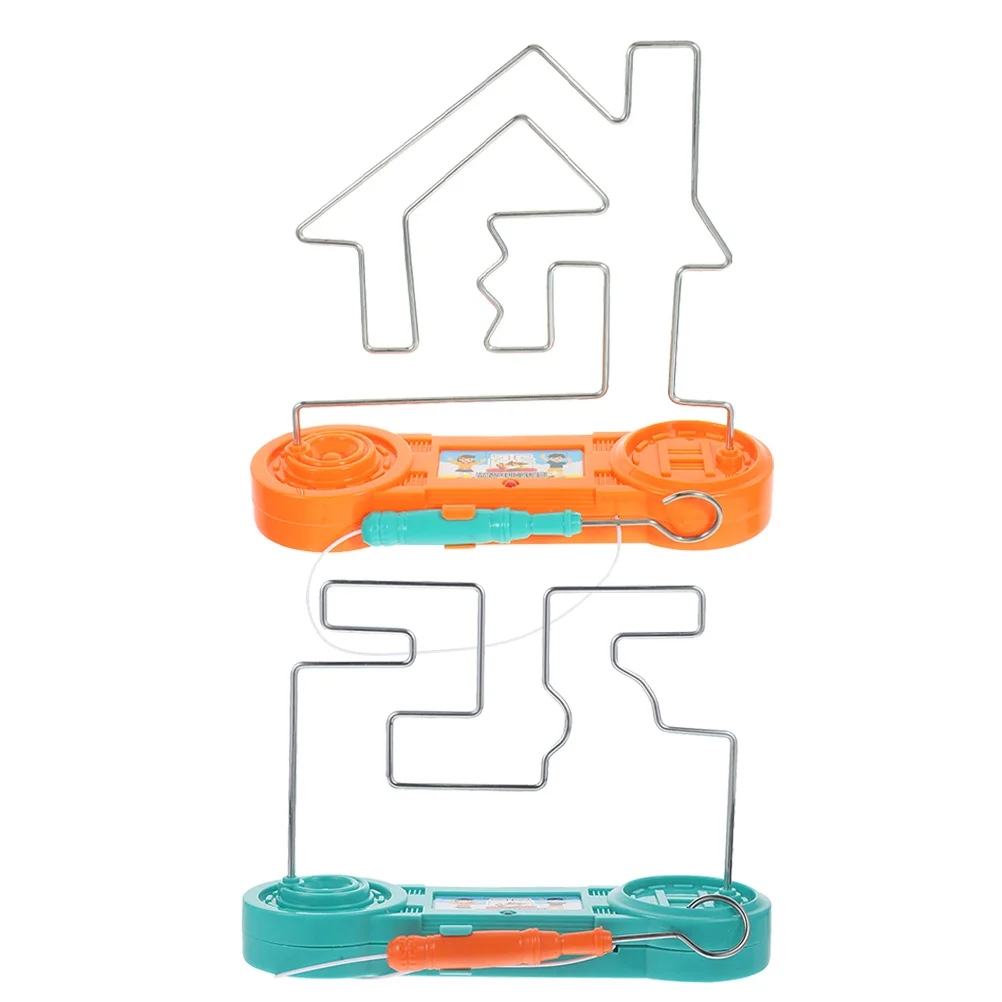 Jeu de labyrinthe tactile électrique pour enfants, 2 ensembles, développement intellectuel, Puzzle, outil de Stimulation du cerveau, apprentissage difficile à plusieurs niveaux