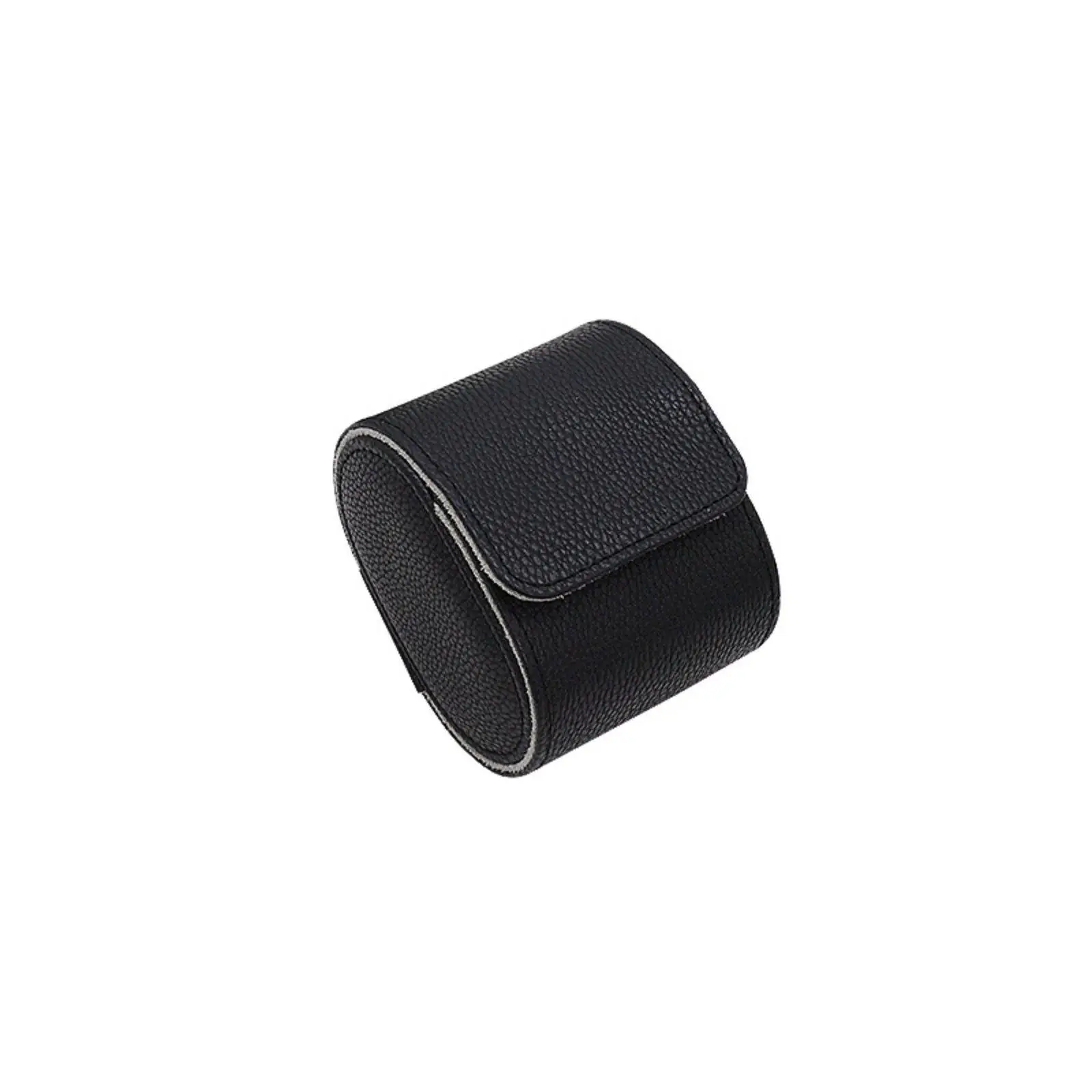 Velvet Watch Roll Case Single Watch Travel Pouch PU Leather Storage Box for Gifts Compact Portable