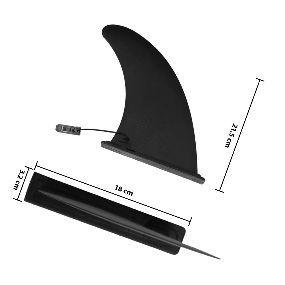 Large Fish Fin Water Separator Medium Size Nylon Plastic Lightweight Durable Surfboard Fin For Men Women Surfing Water