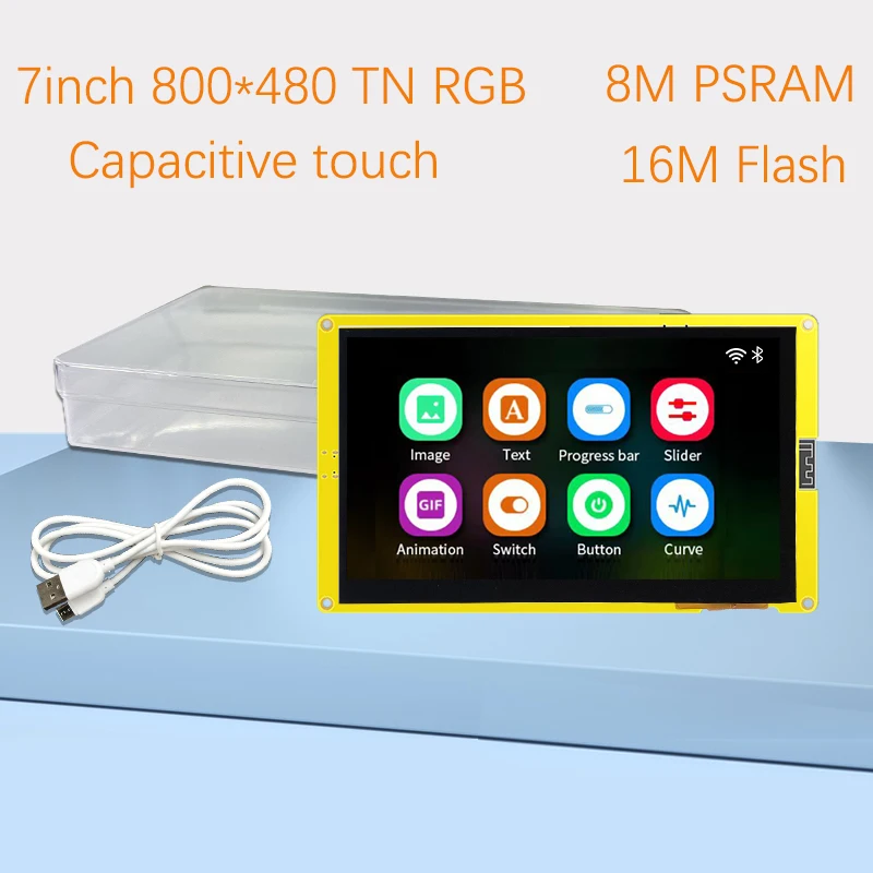 esp32-s3-hmi-8m-psram-16m-flash-arduino-lvgl-wifi-bluetooth-7-800-480-Ecran-d'affichage-intelligent-70-pouces-module-lcd-tft-rgb