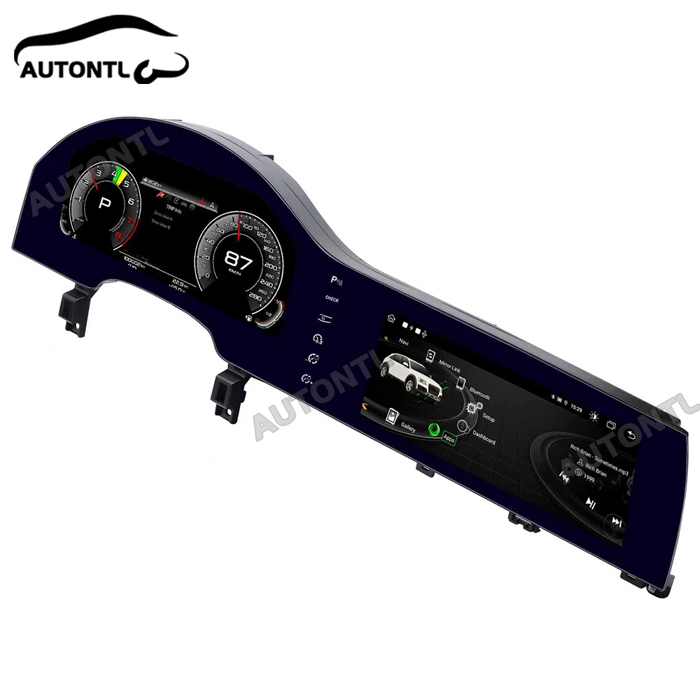 

Цифровая приборная панель Navihua LCD Virtual Cockpit с двумя экранами, GPS-навигацией и DVD-плеером для Audi Q7 2005-2015
