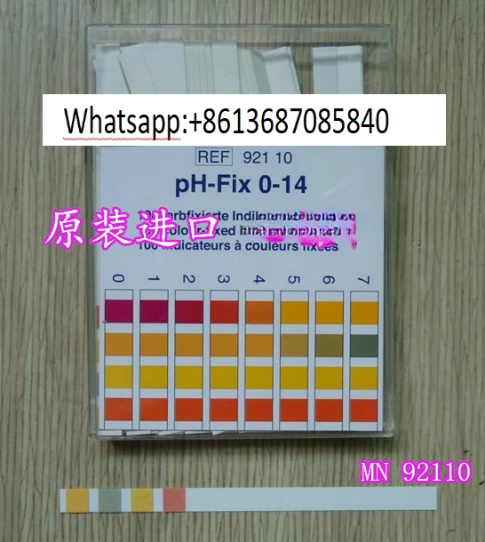 

PH-FIX Test Strip 0-14PH Test Strip 92111 Bottle/92110 Box Imported from Germany