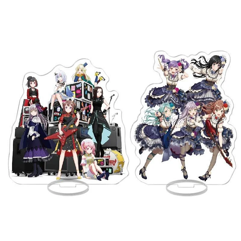 Anime BanG Dream! Cute Cartoon Figures Toyama Kasumi Yukina Minato Acrylic Stands Saya Yamabuki Model Desk Decor Prop Fans Gift