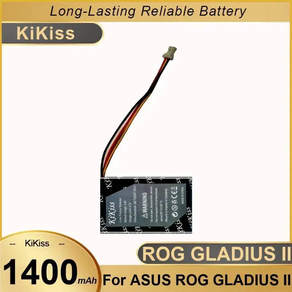

For Asus Rog Gladius II High Capacity 1400Mah Long-Lasting Performance Gaming Mouse Battery