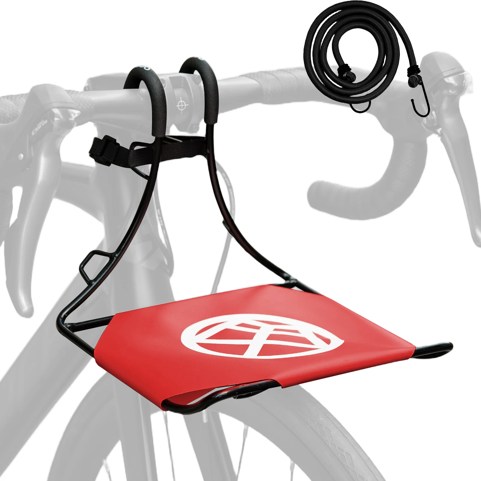 OFFBONGAGE Fahrrad-Frontträger, Träger, Packtaschen, Tasche, Gepäck, Regalhalterung, Kofferraum, MTB, Fahrradträger, 10 kg Tragfähigkeit