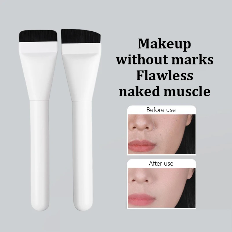 Super Thin Flat Foundation Makeup Brush Soft Synthetic Bristles Makeup Brushes Face Contour Brush Makeup Tool