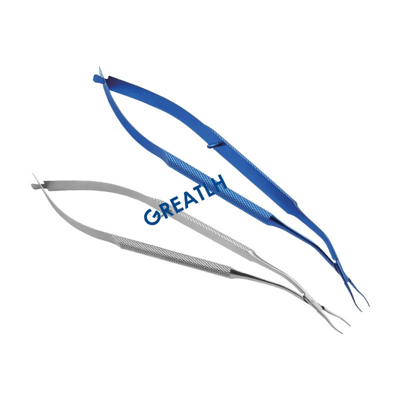 Pince à Paupières Incurvée en Titane et Acier Inoxydable, Générateur de Micro Dansant