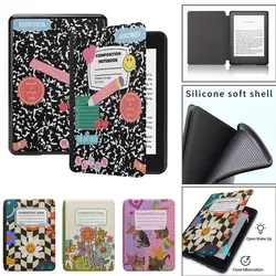 kindle case colorful patterns kindle2022 11th 6in paperwhite5th Silicone soft shell  funda 2021 11th  8th generation