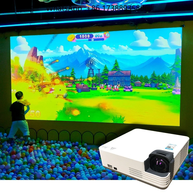 Commercial Stable Performance Interactive Wall Game Projection Solution Immersive Experience for Soft Play Leisure Zone