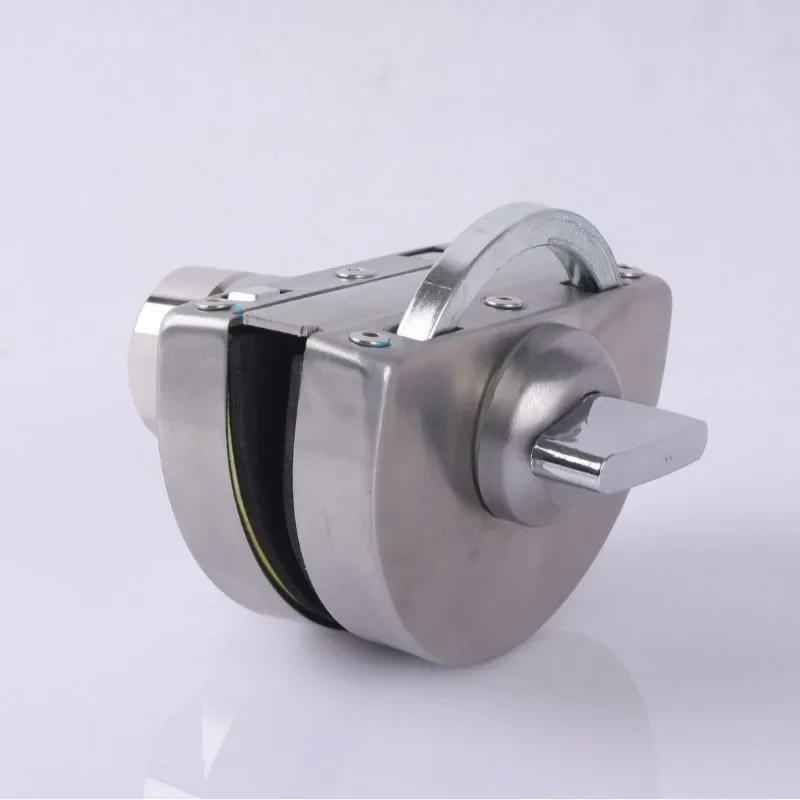 U-shaped glass door fingerprint lock, no punching, single door, double door semicircular smart electronic lock, Bluetooth mobile
