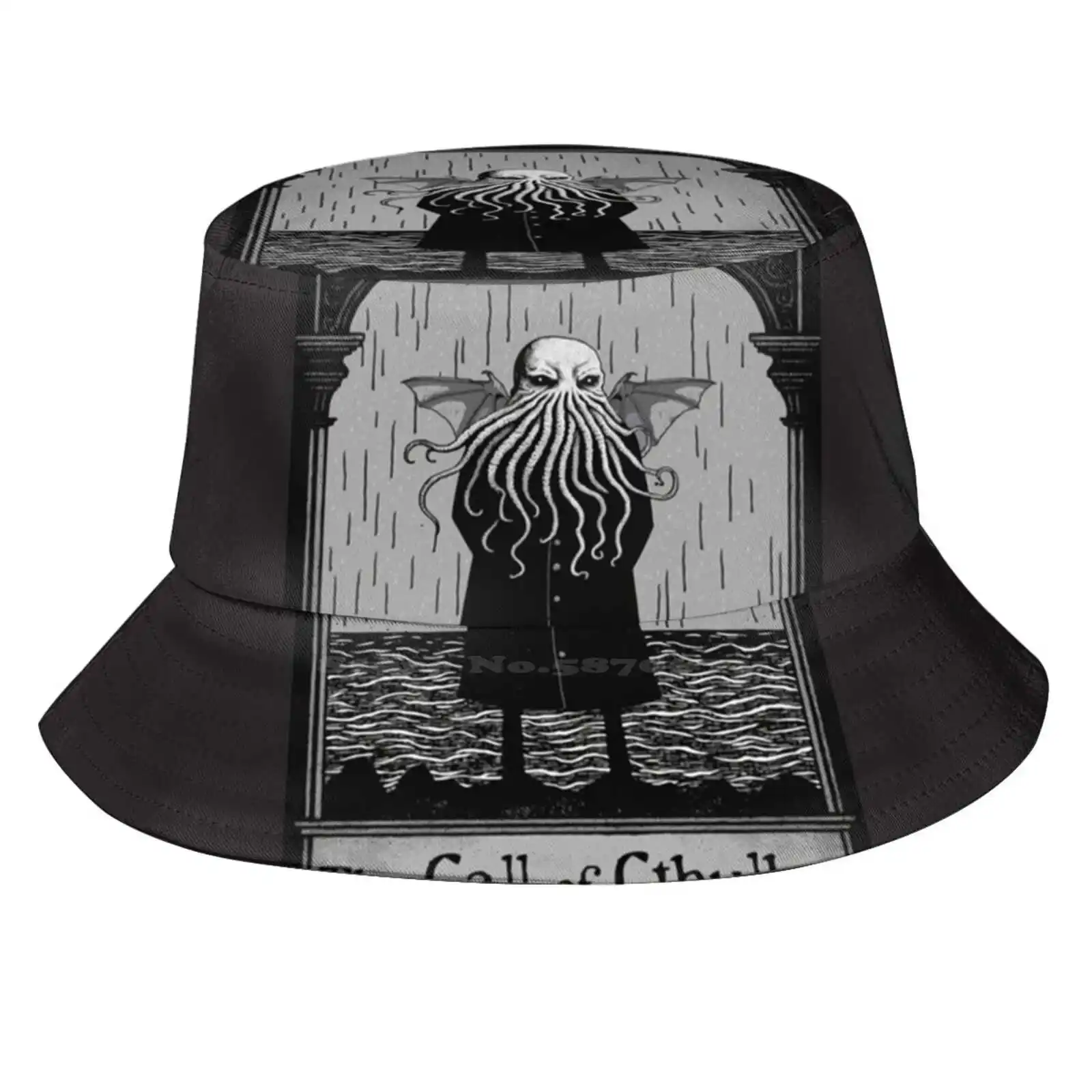 Edward Gorey'S The Call Of Cthulhu Sun Cap Fisherman Hat Bucket Hats The Call Of Cthulhu Edward Gorey Goreyesque Cthulhu Mythos