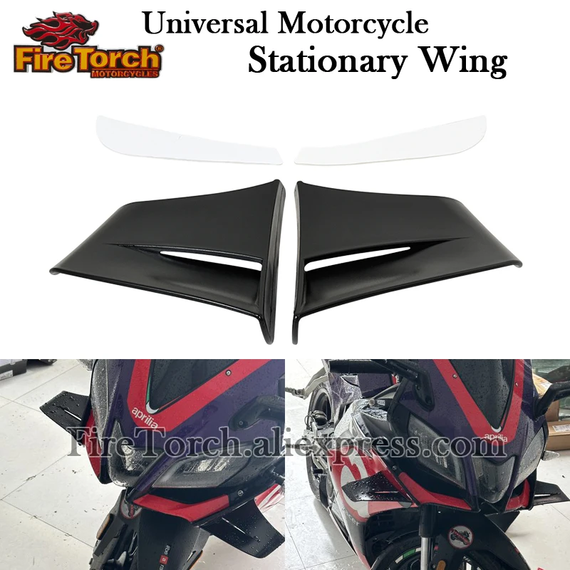 Universal Motorcycle Stationary Wind Wing GP Racing Tuyere Air Diversion For CFMoto 250RR G310RR R1 MT-10 RC390 Ninja 400 Z900