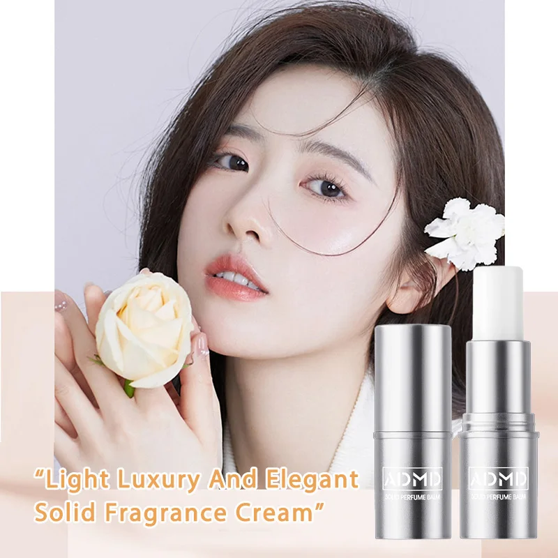 ADMD Floral Fragrance Solid Balm Pheromone Perfume Charm Women Lasting Natural Fresh Light Fragrance Portable Deodorant