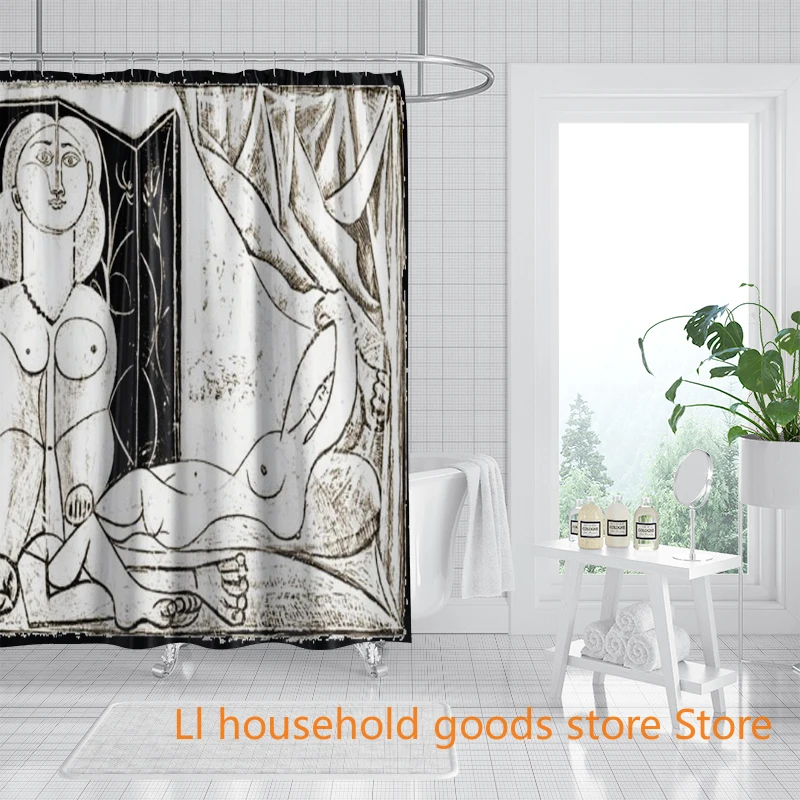 

Гигиеническая занавеска для душа PEVA — экологически безопасная водоотталкивающая противогрибковая моющаяся в машине для душа в ванне