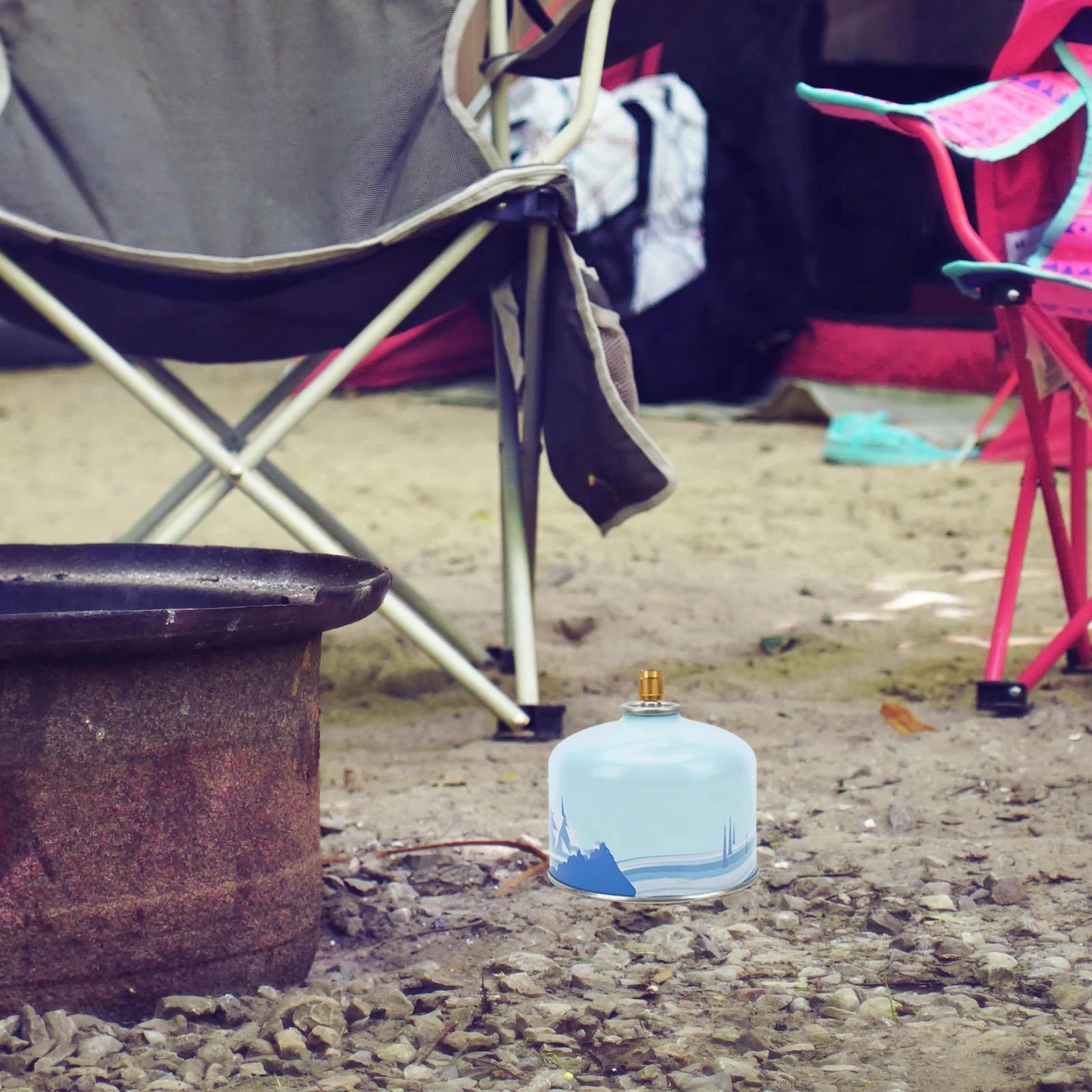 2 قطعة محول عبوة البروبان المقاوم للاهتراء، توصيل سريع للغاز الصغير لمواقد التخييم والرياضة، محول خزان الغاز الصغير #3