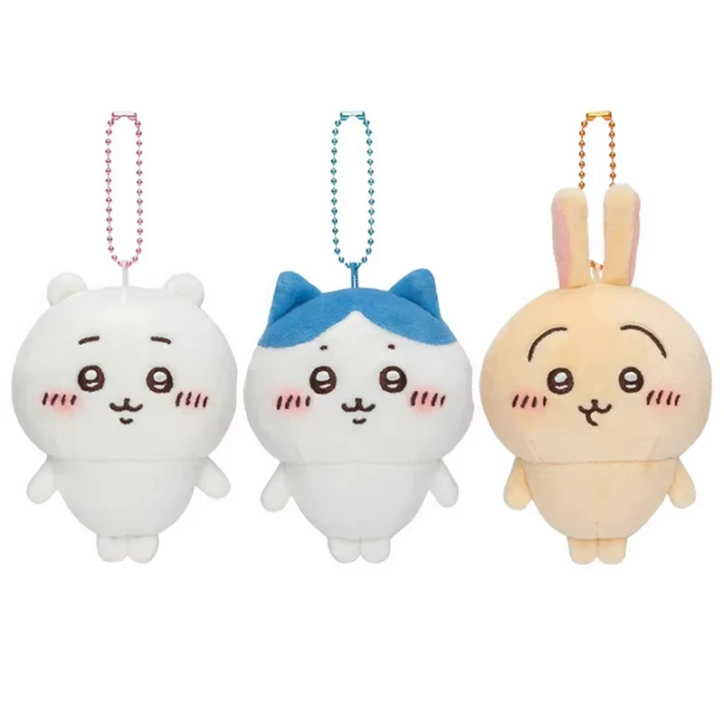 MINISO Chiikawa pluszowe zabawki Hachiware Usagi wisiorek z motywem kreskówkowym Kawaii pluszowa lalka plecak wisiorek dekoracja brelok prezenty urodzinowe