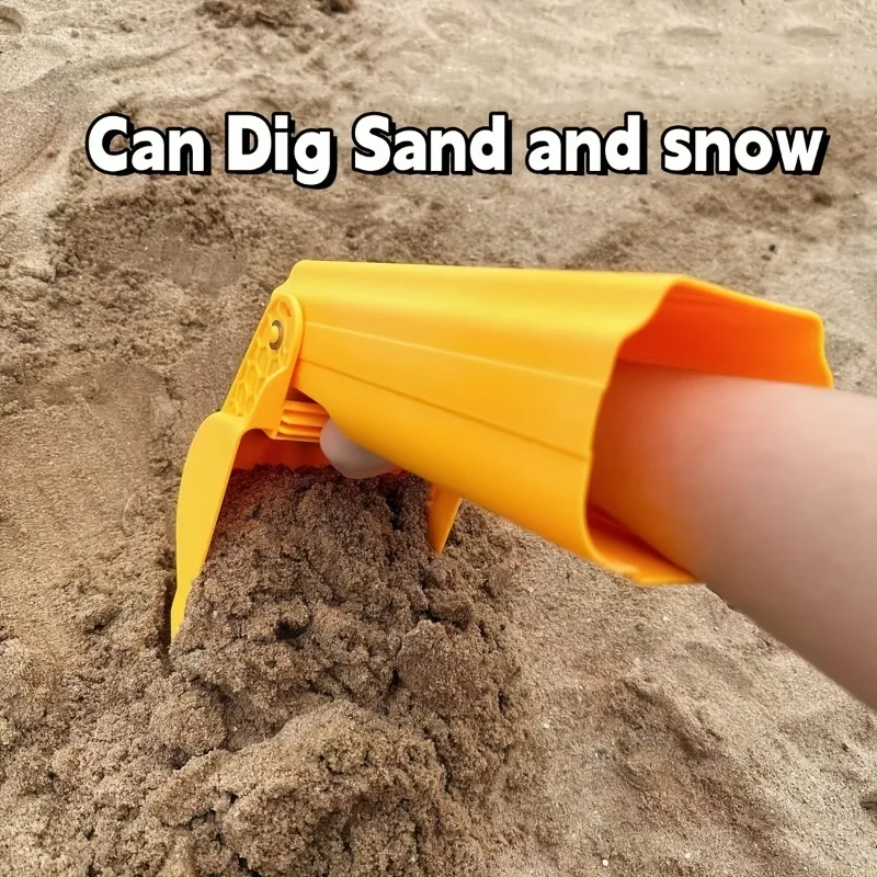 Versatile Large Digging Arm Beach and Snow Play Toy, Plastic Sand Shovel Tools for Adults Kids Summer & Winter Outdoor Fun