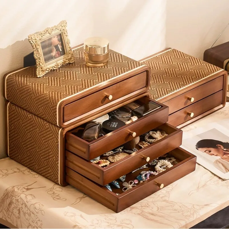 Headphone Glasses Storage Holders Pen Jewelry Bamboo Rattan Racks Management Essentials Akcesoria Do Pokoju House Organizer