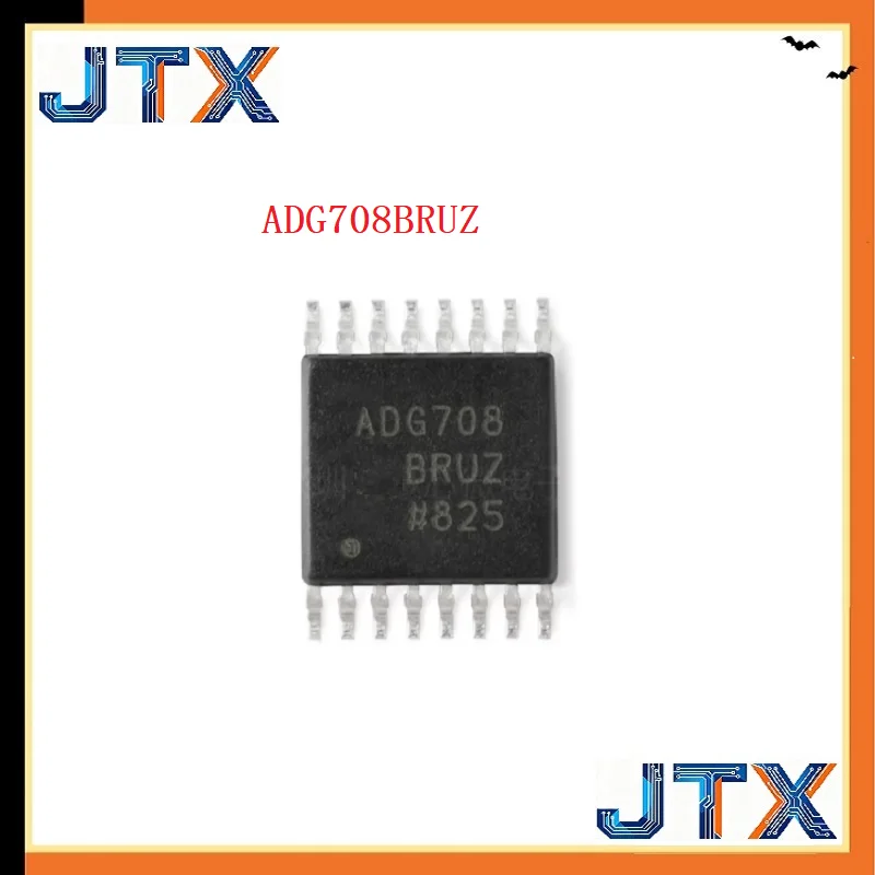 10PCS/LOT ADG708BRUZ ADG708 Multiplexer IC TSSOP16