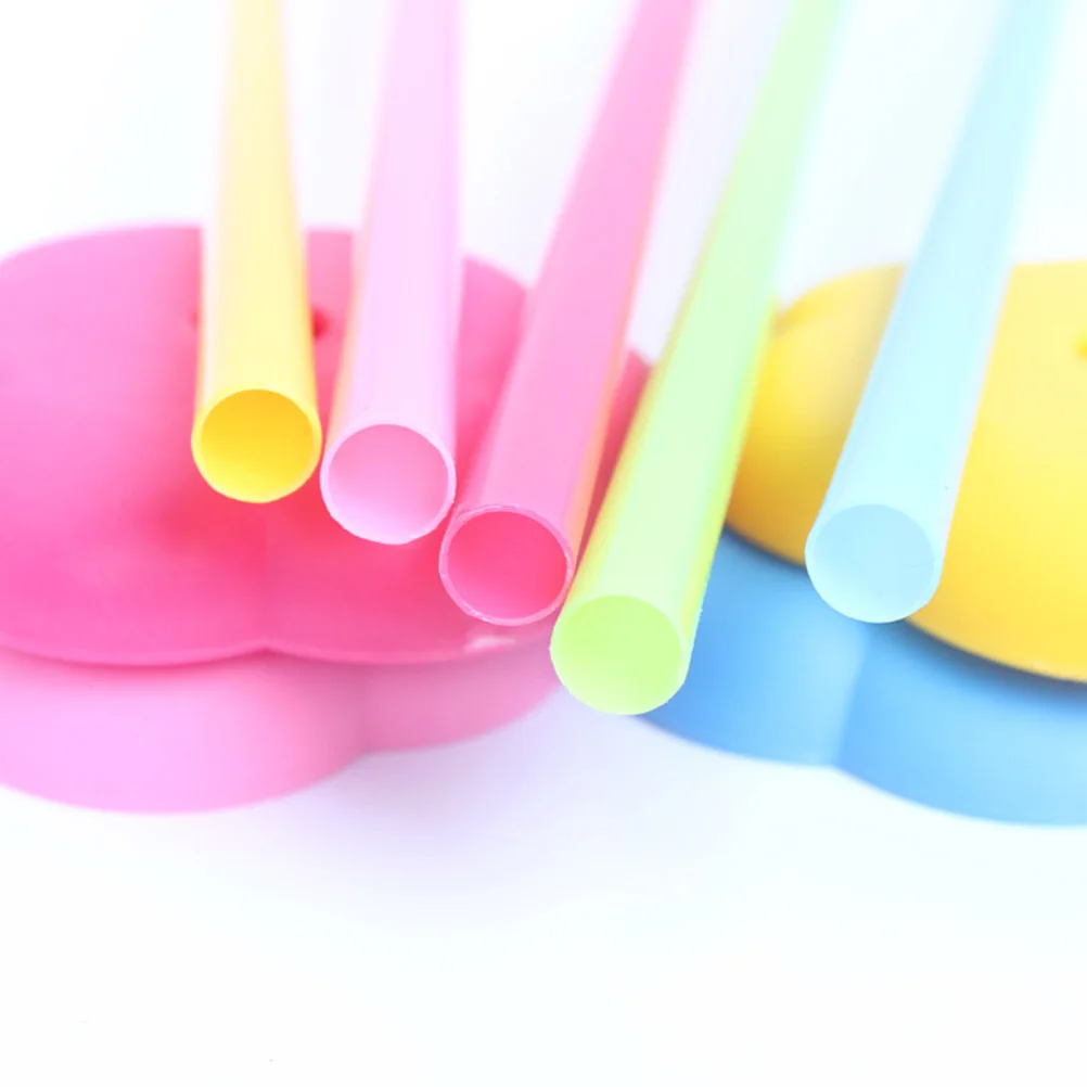 

5 Pcs Balloon Stick Cup Base Kit Balloons Holder Table Stand Party Wedding Decoration Display Plastic Easy Assembly