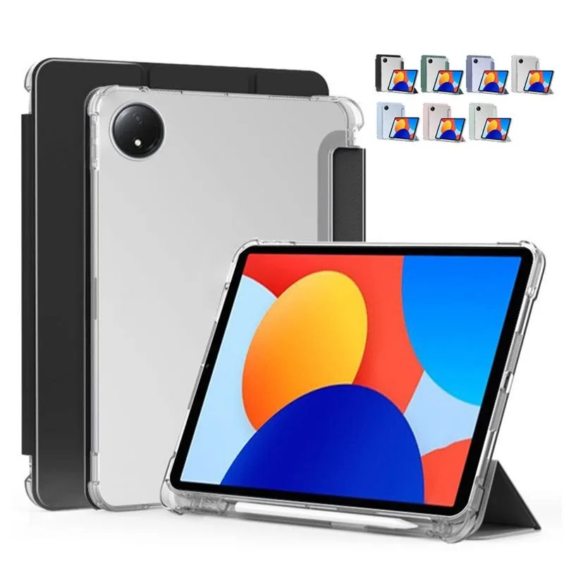 

NEW For Xiaomi Redmi Pad SE 8.7 inch 2024 Case Magnetic Smart Cover Coque for Redmi Pad se 8.7" with Pencil Holder Tablet Cover