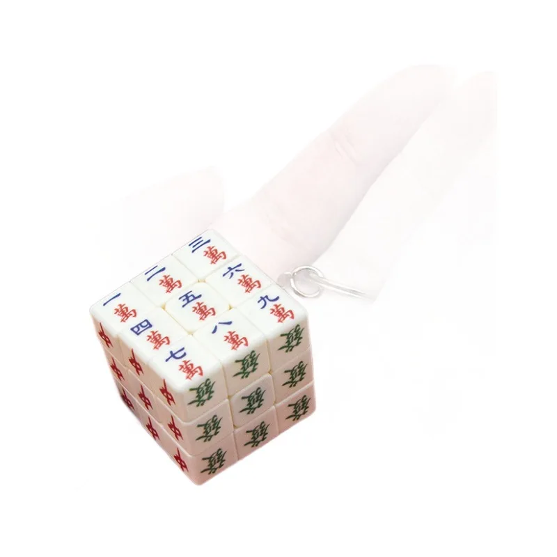 ลูกบาศก์มหัศจรรย์ 3x3 รุ่นมืออาชีพ หมุนได้เร็ว รูปทรงไพ่นกกระจอก ขนาดเล็ก ปริศนาหมากรุกไพ่นกกระจอก ลูกบาศก์มหัศจรรย์ดิจิทัล ของเล่นคลายเครียด