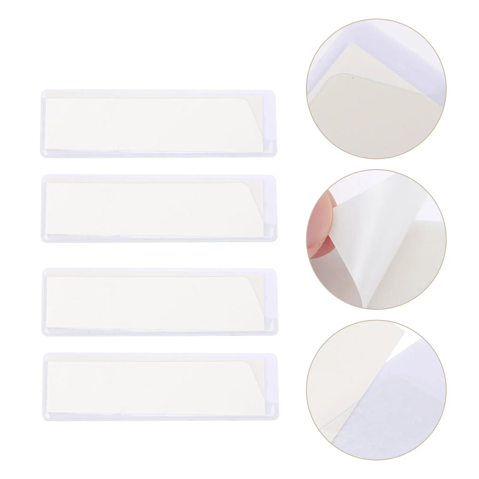 

10Pcs Magnetic Label Holders Transparent Card Sleeves Magnetic Sign Holders Waterproof for Office School Desk Business Card