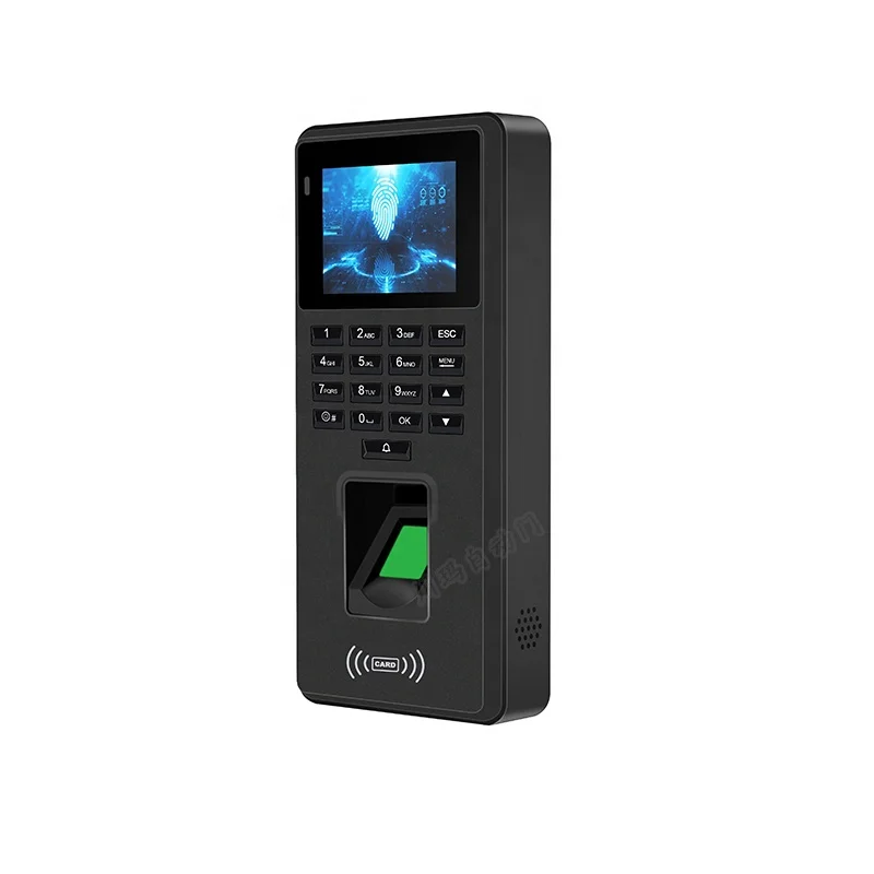 USB Self-Service Query Access Control System Free Software Fingerprint + Card Recognition Night Vision Reset Customizable Logo