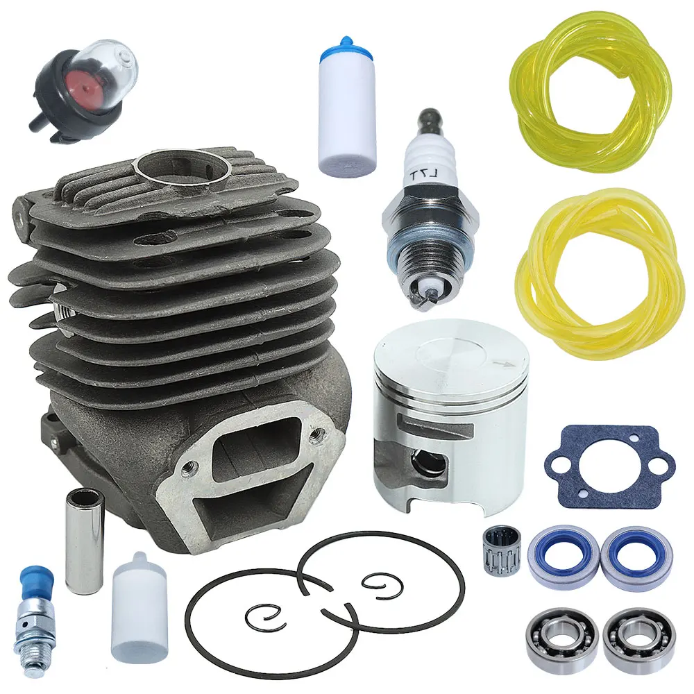 51 มม.ชุดลูกสูบกระบอกสูบ 506 38 61-71 สําหรับ K750 K760 Husqvarna Partner ตัดคอนกรีต Saw Cortador De Grama