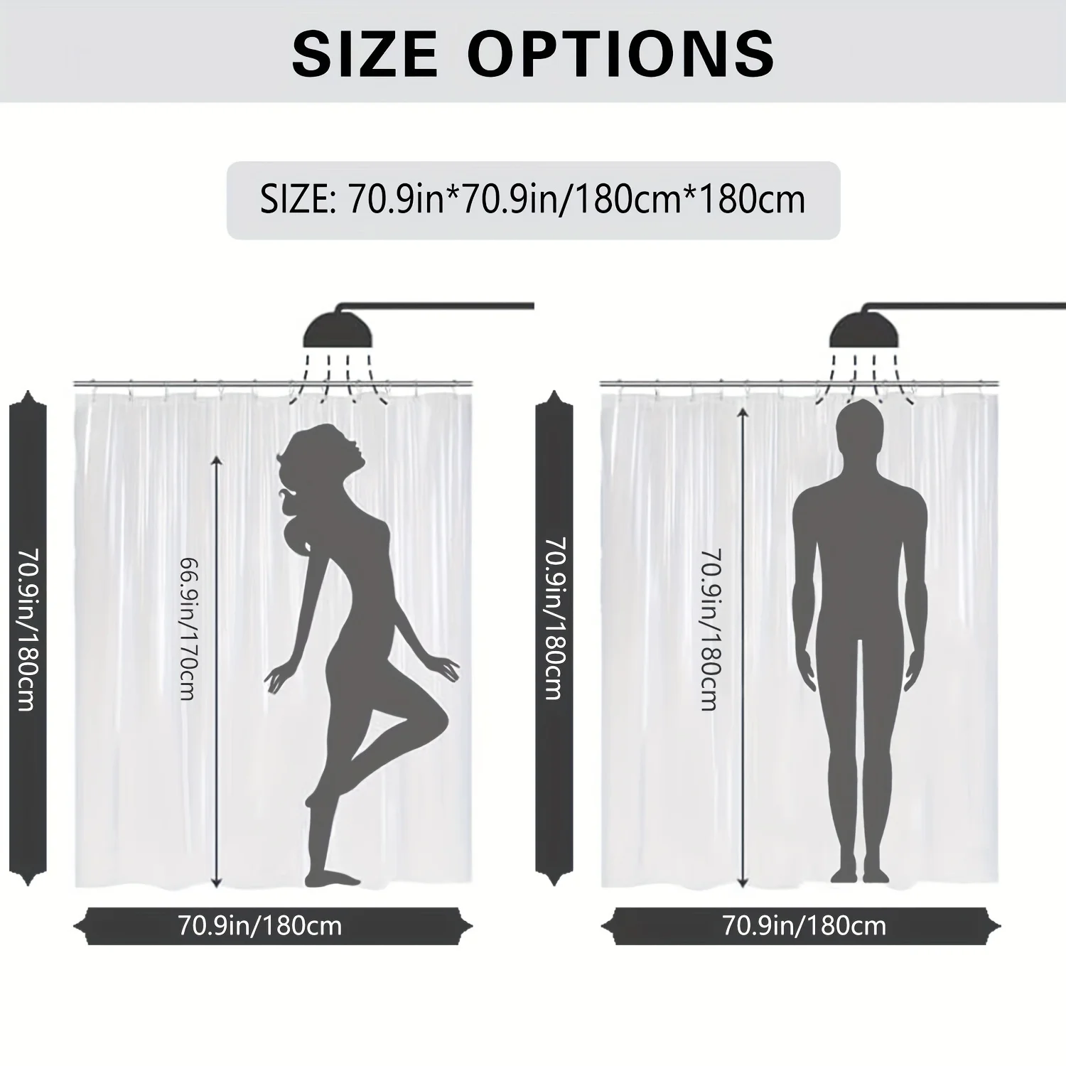 ستارة دش مقاومة للماء بطباعة غابة مسحورة للحمام، ستارة تقسيم المرحاض الراقية بتصميم مشهد ليلي سحري