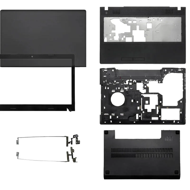 

New For Lenovo G500 G505 G510 G590 Bottom Case Cover / LCD Front Bezel/ laptop case back cover door black/LCD hinges