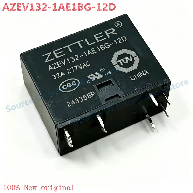 AZEV132-1AE1BG-12D Power Relay 12VDC Coil 32A 277VAC SPST-NO With Monitoring Contact EV Charger Relay