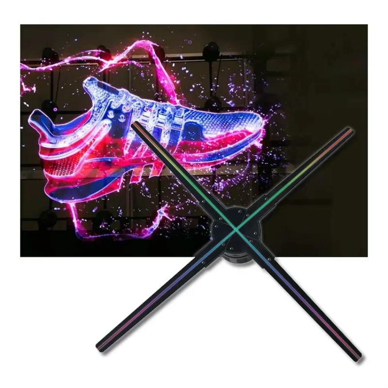 

High-tech 3d holographic display hologram projector fan 65cm