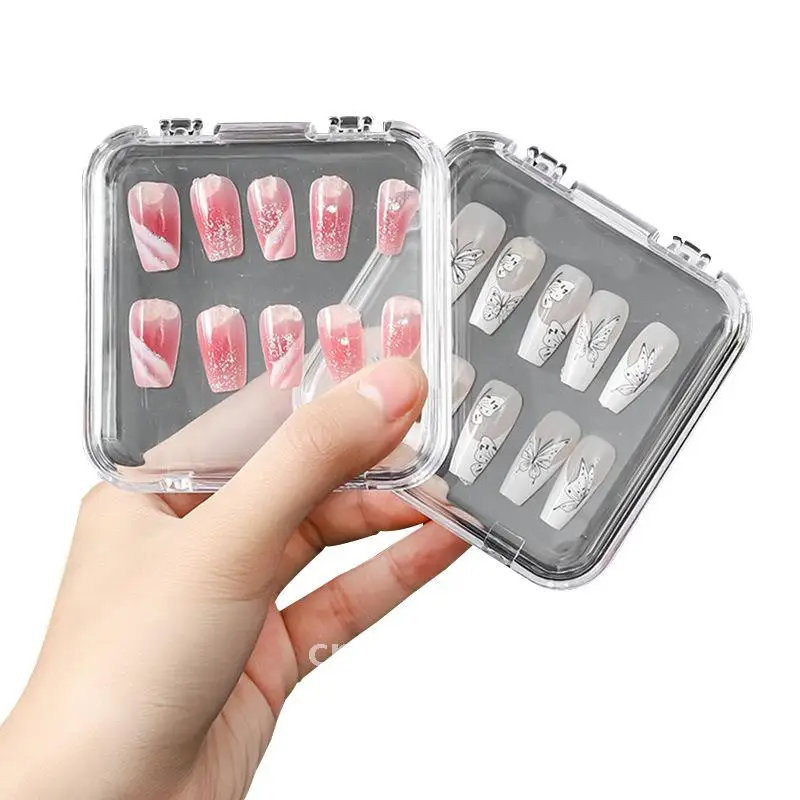 

Handmade Handcrafted Acrylic Storage Box Exquisite Display Organizer for Nail Art Cosmetics Toys Modern Minimalist