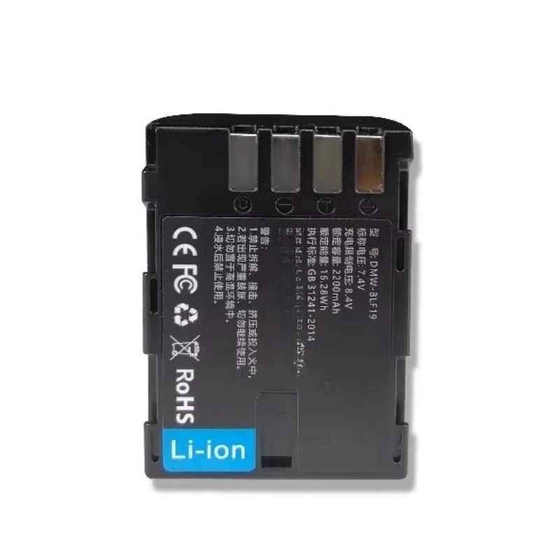 High Quality New DMW-BLF19E 7.4V 2200mAh Camera Battery For Panasonic Lumix DMC-GH5S GH5LGK GH5GK G9 G9GK-K