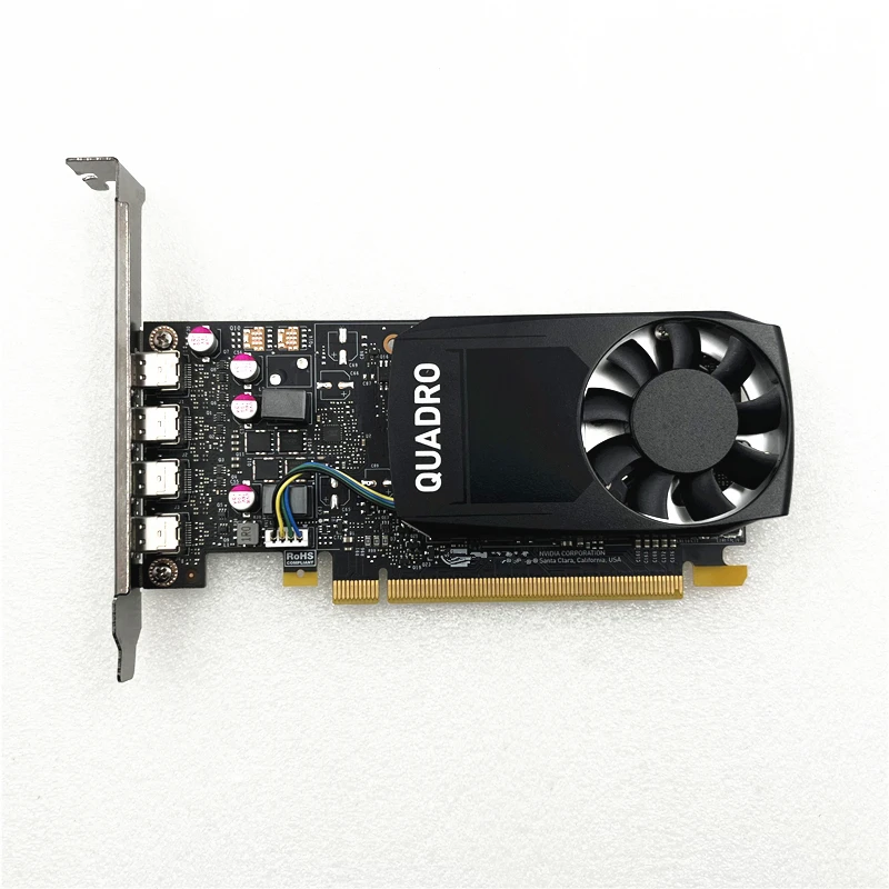 

Original Quadro P1000 4GB Graphics Card Professional Graphic Design for 3D Modeling Rendering CAD/PS Drawing Workstation