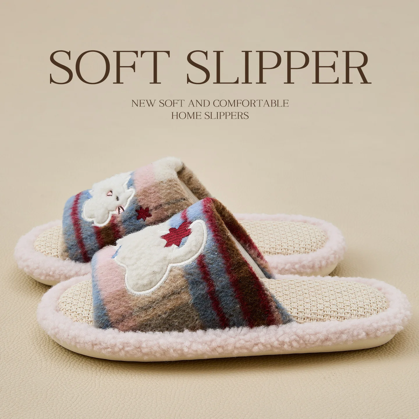 

Домашние тапочки TZLDN для женщин и мужчин, утепленные, с мягкой подошвой, плюшевые, нескользящие, для дома, зимние