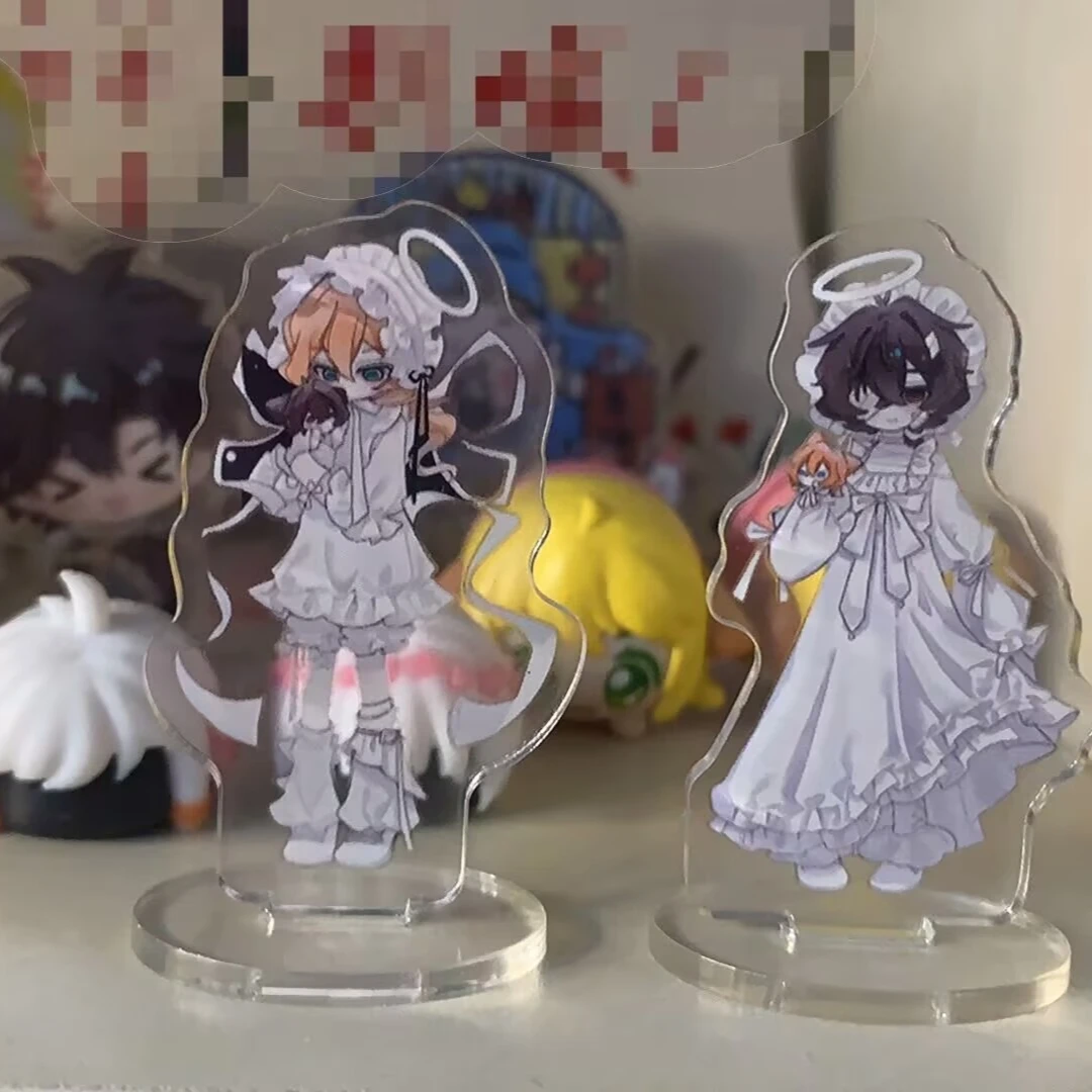 علامة "Bungo Stray Dogs" عالية الجودة من الأكريليك "Dazai Osamu، Nakahara" للطلاب، ديكور مكتبي لطيف، زينة