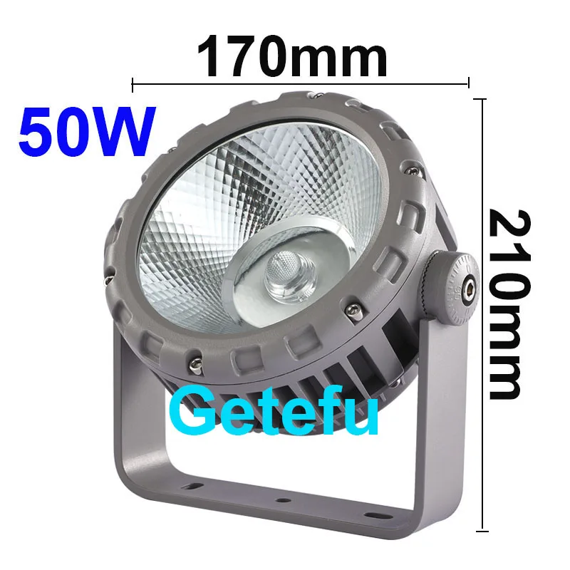 LED COB Gartenbeleuchtung 20W 30W 40W 50W Outdoor-Spike-Rasenlampe Wasserdichte LED-Leuchte Gartenweg-Spotlights AC110V 220V – Detail 4