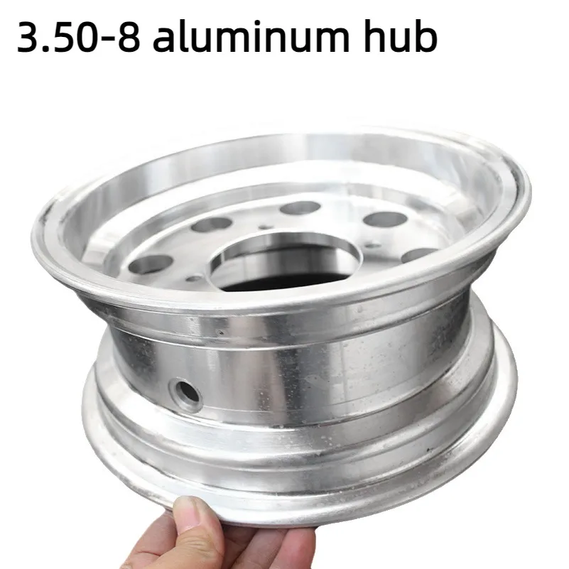 8 Inch Electroplated Rim 3.50-8 rear aluminum wheel hub Monkey Bike Small Monkey Motorcycle Wheel Modified