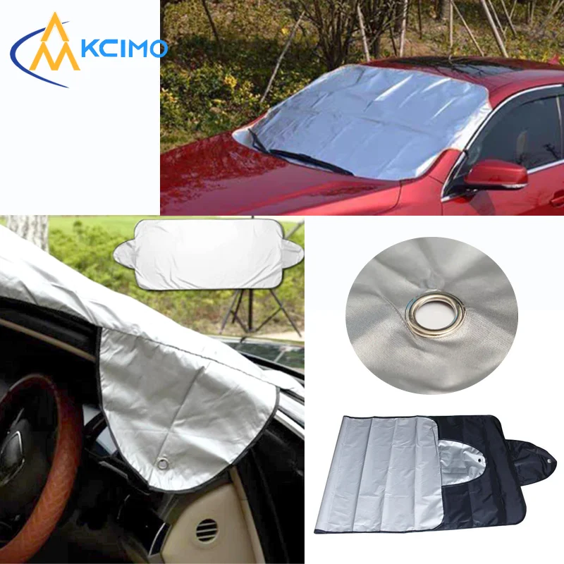

Universal Car Windshield Protective Cover, Anti-Snow Frost Dust Leaf Shield, Waterproof Anti-Theft Foldable Sun Shade Exterior