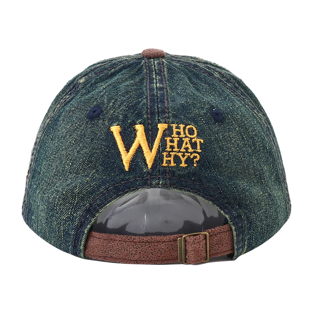 High Quality Letter W Embroidery Denim Hat Women Retro Snap Back Cap Adjustable Outdoor Men\'s Vintage Baseball Caps Gorras 2024