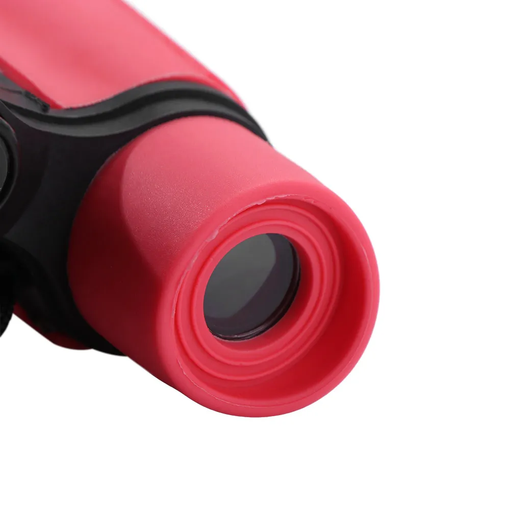 4X30 Kids Binoculars Set Rubber Handle Colorful Small Telescope Anti Slip Adjustable High Resolution Binocular Birthday Gift
