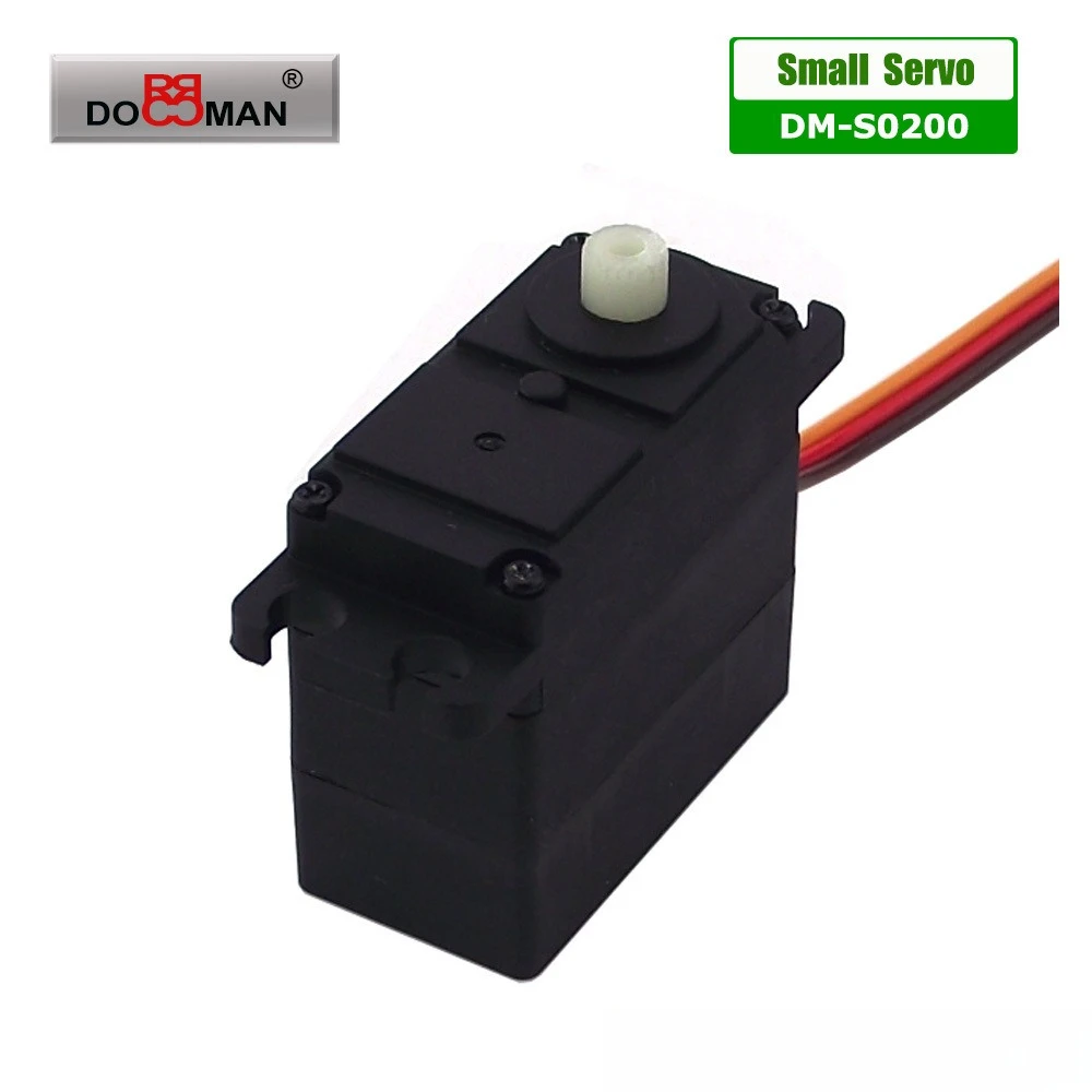 

DORCRCMAN DM-S0200 3kg Digital Servo 4.8-6V Plastic Gear Servomotor Suitable for Remote Control RC Car Airplane Accessories