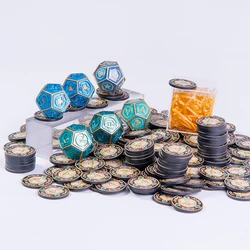 Game Honkai: Star Rail Aventurine Dice Cosplay Prop Model Board Games Resin Accessories Xmas Gifts Honkai:Star Rail  Metal Coins
