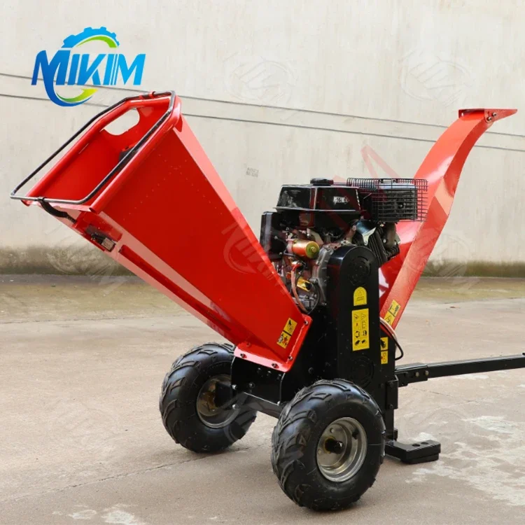 

Wood chipper mobile wood crusher wood chipper machine shredder tree branch