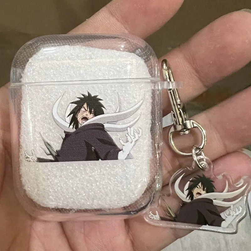 NEW Anime Naruto Wireless Bluetooth Earphone Case Cartoon Uchiha Itachi Silica Gel Case Suit for Airpods Pro 1 2 3 Birthday Gift