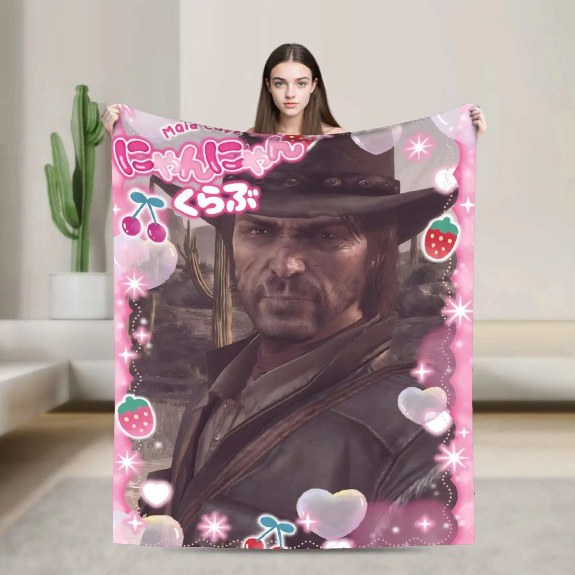Arthur Morgan Red Dead Redemption Blankets Quality Super Warm  Throw Blanket Winter Picnic Bedroom Graphic Bedspread
