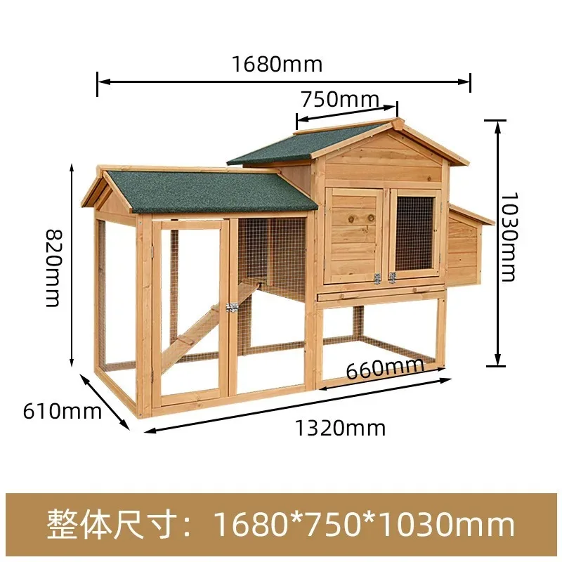 

Outdoor Garden Backyard Bunny Rabbit Hutch Hen Animal Wooden Commercial Layer Poultry Chicken Nesting Boxes Houses Coop Cage