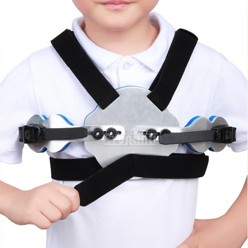 Valgus Correction Belt Deformed Sternum Protrusion Splint Corrective Device Protective Fixing Band for Posture Support